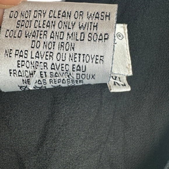 Papell Vintage 100% Silk Top Womens‎ Size XL 80s 90s Embroidered Beaded Glam - Picture 6 of 8